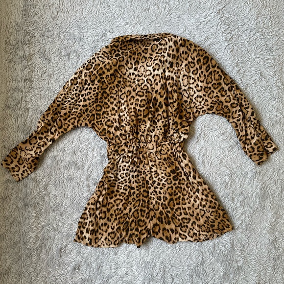 Zara trf collection Cheetah Print Romper - Picture 4 of 13